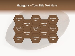 Old Leather Ball To Play Rugby. PowerPoint Template