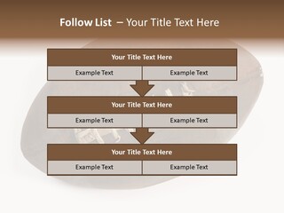 Old Leather Ball To Play Rugby. PowerPoint Template