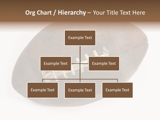 Old Leather Ball To Play Rugby. PowerPoint Template