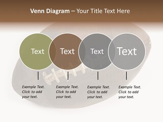 Old Leather Ball To Play Rugby. PowerPoint Template