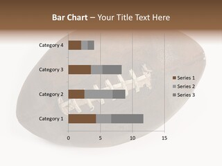 Old Leather Ball To Play Rugby. PowerPoint Template