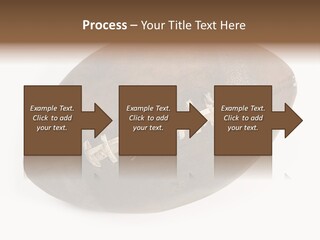 Old Leather Ball To Play Rugby. PowerPoint Template