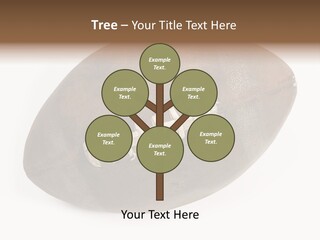 Old Leather Ball To Play Rugby. PowerPoint Template
