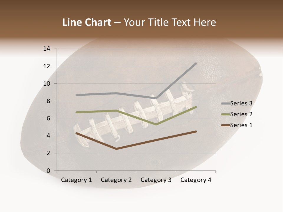 Old Leather Ball To Play Rugby. PowerPoint Template