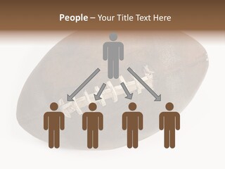 Old Leather Ball To Play Rugby. PowerPoint Template