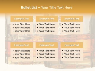 Isolated Close-Up Of Liquor And Ice In Glasses. PowerPoint Template