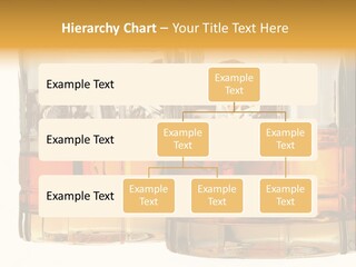Isolated Close-Up Of Liquor And Ice In Glasses. PowerPoint Template