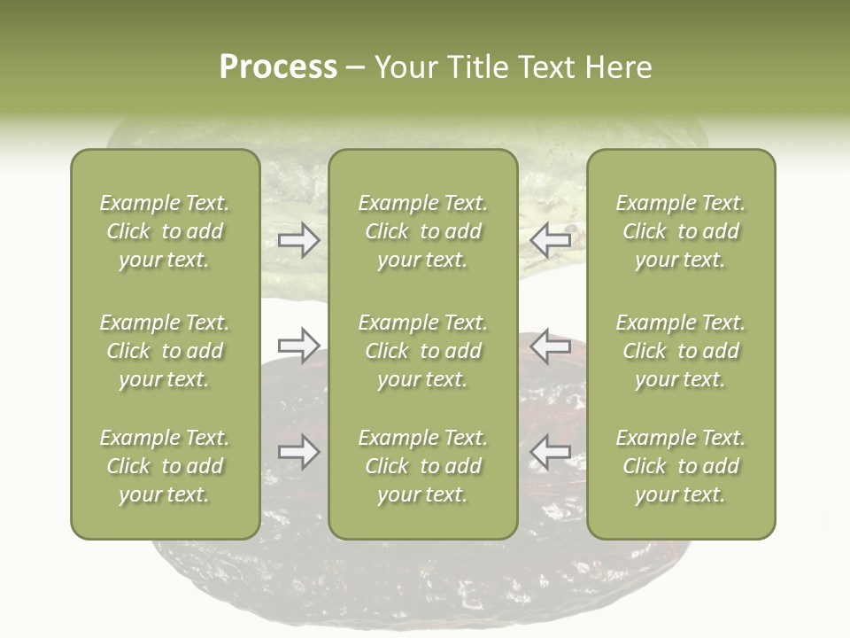 Cocoa Pods Isolated On White PowerPoint Template