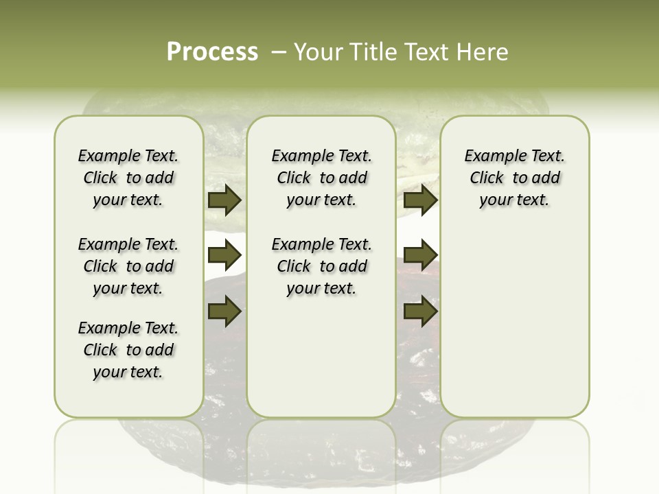 Cocoa Pods Isolated On White PowerPoint Template
