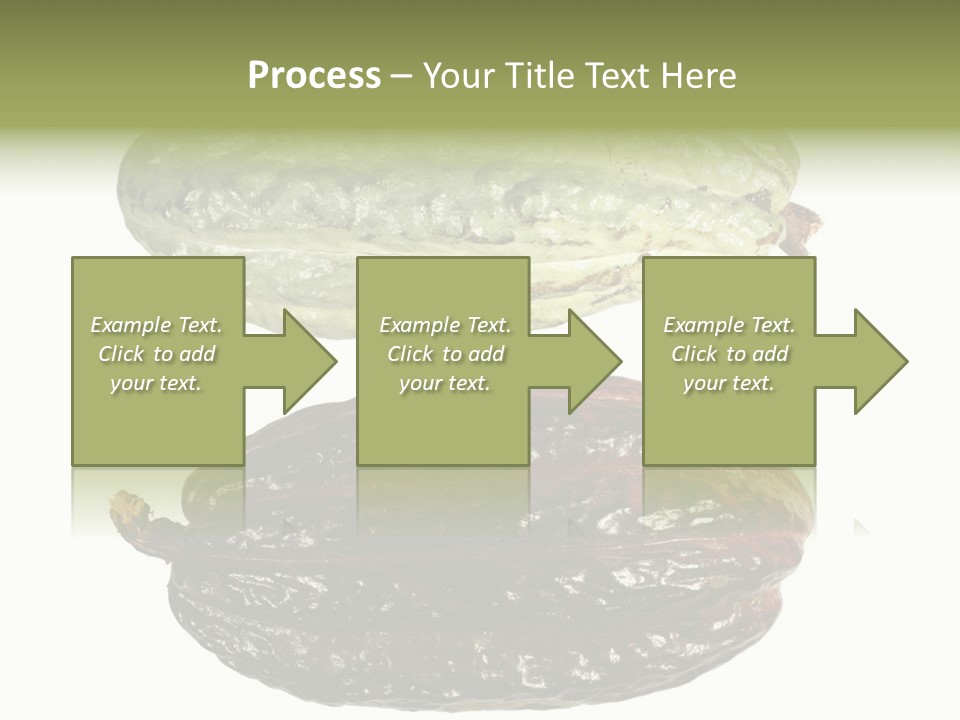 Cocoa Pods Isolated On White PowerPoint Template