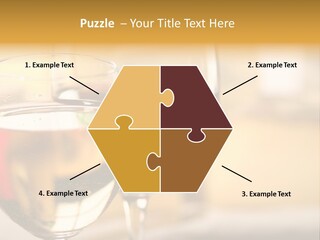 Cheese And Two Glasses Of Wine PowerPoint Template