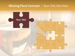 Cheese And Two Glasses Of Wine PowerPoint Template