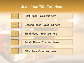 Cheese And Two Glasses Of Wine PowerPoint Template