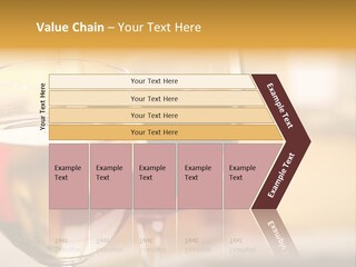Cheese And Two Glasses Of Wine PowerPoint Template