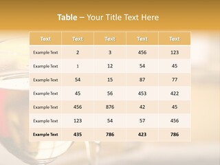 Cheese And Two Glasses Of Wine PowerPoint Template
