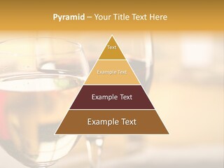 Cheese And Two Glasses Of Wine PowerPoint Template