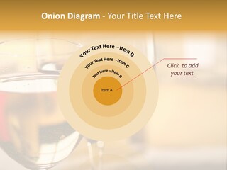 Cheese And Two Glasses Of Wine PowerPoint Template