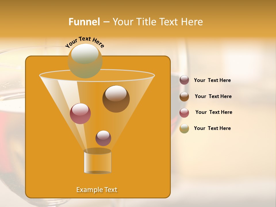 Cheese And Two Glasses Of Wine PowerPoint Template