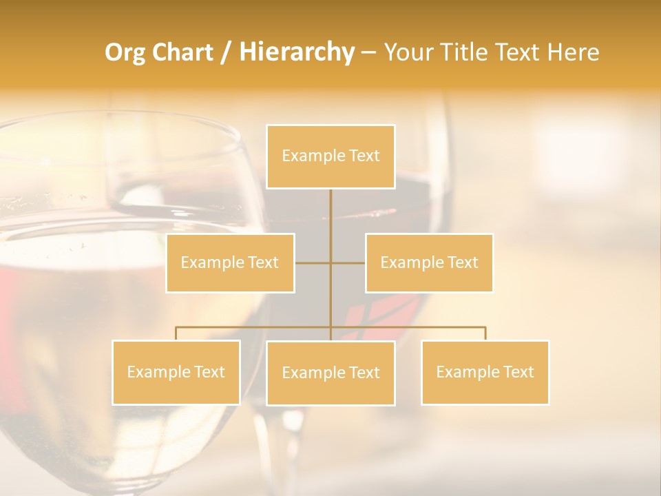 Cheese And Two Glasses Of Wine PowerPoint Template