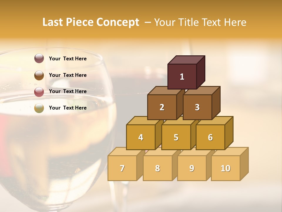 Cheese And Two Glasses Of Wine PowerPoint Template