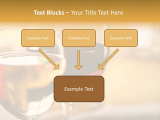 Cheese And Two Glasses Of Wine PowerPoint Template