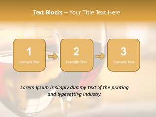 Cheese And Two Glasses Of Wine PowerPoint Template