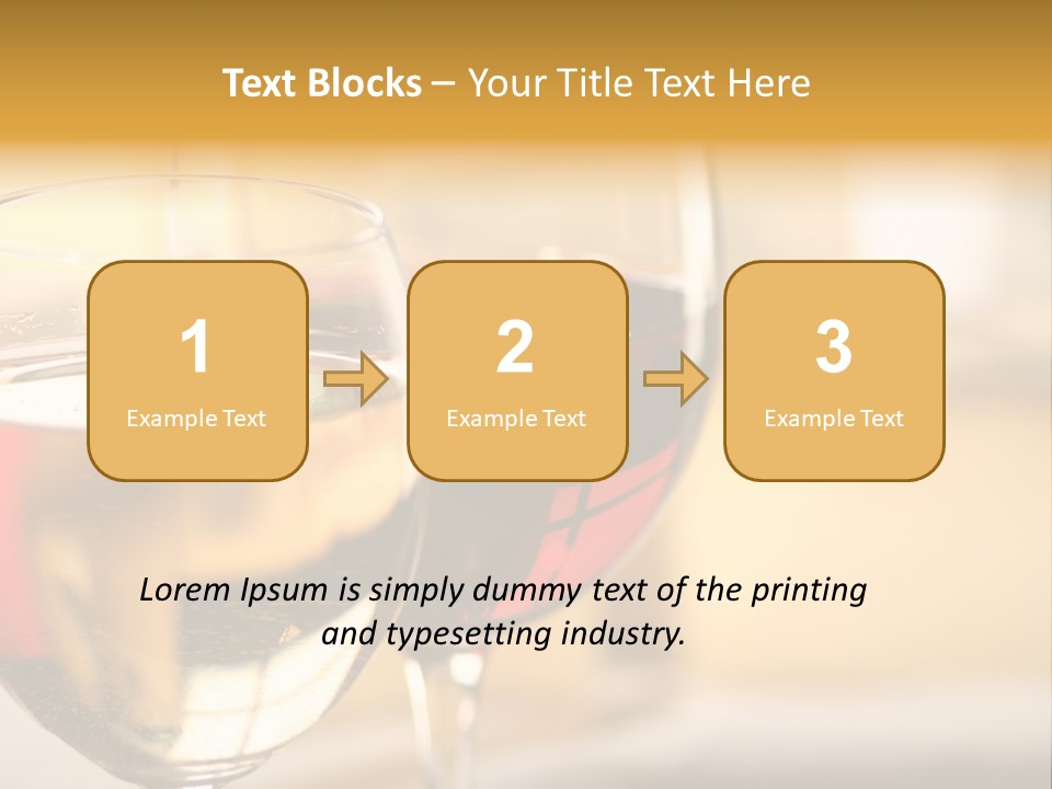 Cheese And Two Glasses Of Wine PowerPoint Template