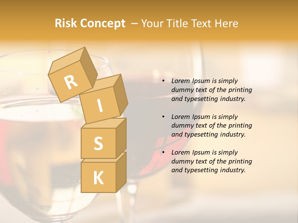 Cheese And Two Glasses Of Wine PowerPoint Template