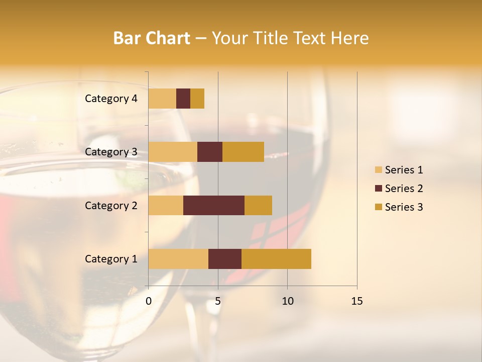 Cheese And Two Glasses Of Wine PowerPoint Template