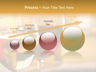 Cheese And Two Glasses Of Wine PowerPoint Template