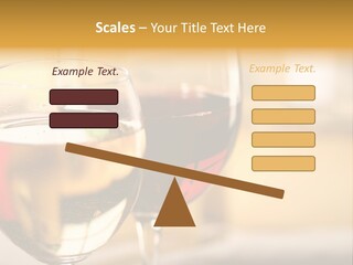 Cheese And Two Glasses Of Wine PowerPoint Template