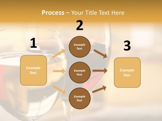 Cheese And Two Glasses Of Wine PowerPoint Template