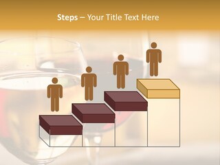 Cheese And Two Glasses Of Wine PowerPoint Template