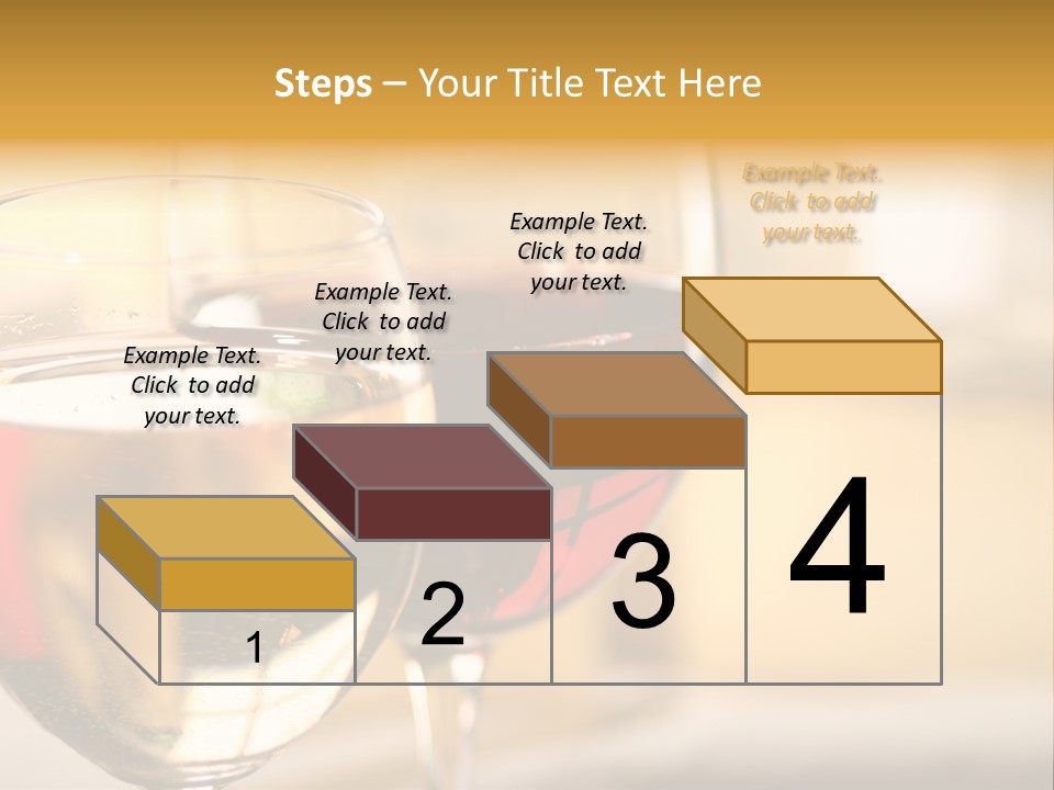 Cheese And Two Glasses Of Wine PowerPoint Template