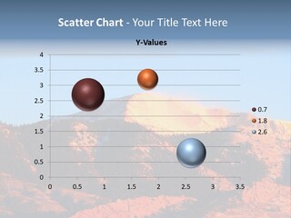 Pikes Peak Up Close Shot With A 200Mm Lens From Ute Valley, Park, 6Am, Very Close To The Mountain. PowerPoint Template