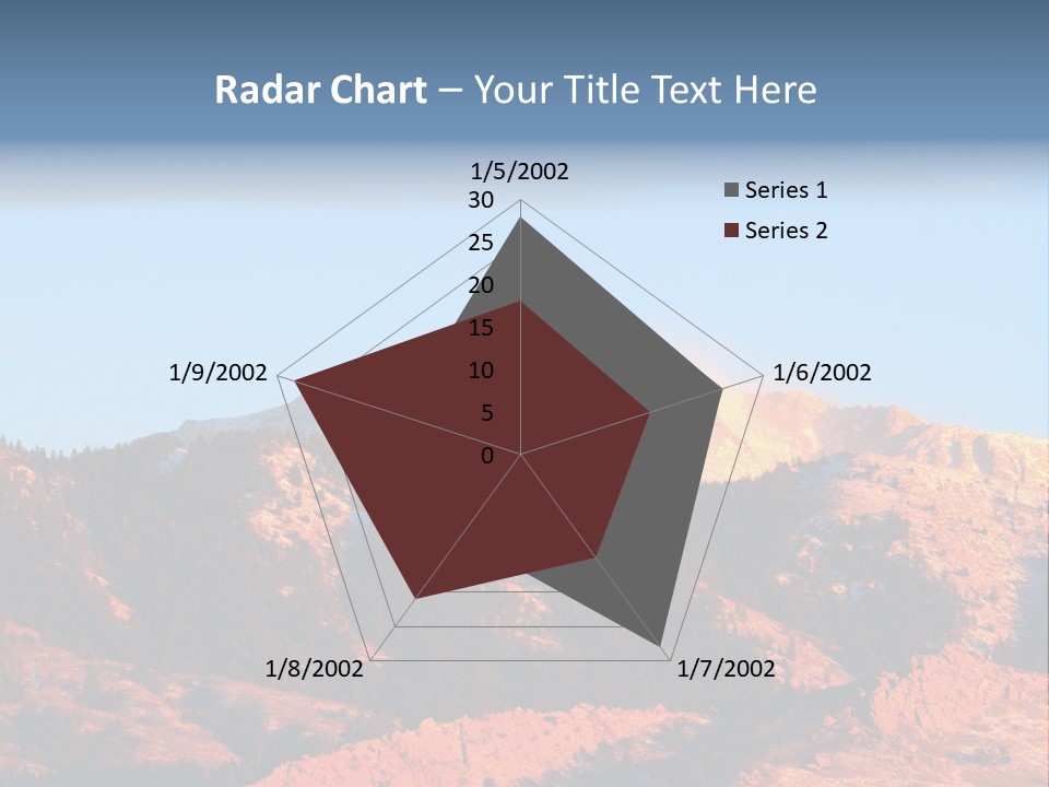 Pikes Peak Up Close Shot With A 200Mm Lens From Ute Valley, Park, 6Am, Very Close To The Mountain. PowerPoint Template
