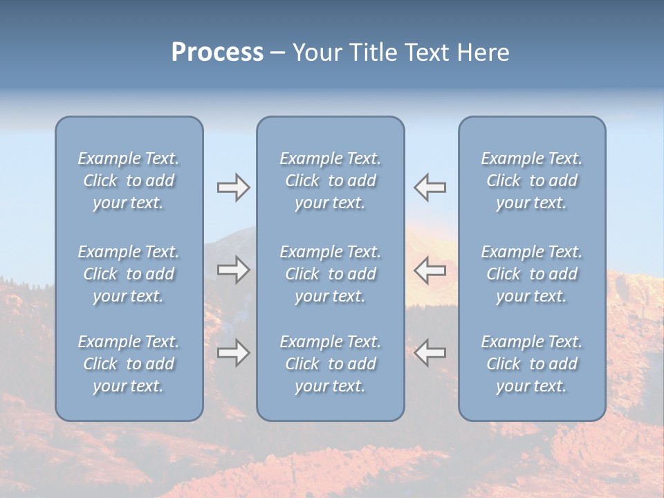 Pikes Peak Up Close Shot With A 200Mm Lens From Ute Valley, Park, 6Am, Very Close To The Mountain. PowerPoint Template