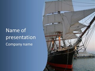 The Sailing Ship PowerPoint Template