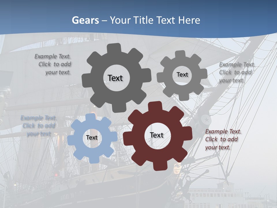 The Sailing Ship PowerPoint Template