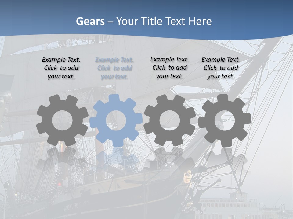 The Sailing Ship PowerPoint Template