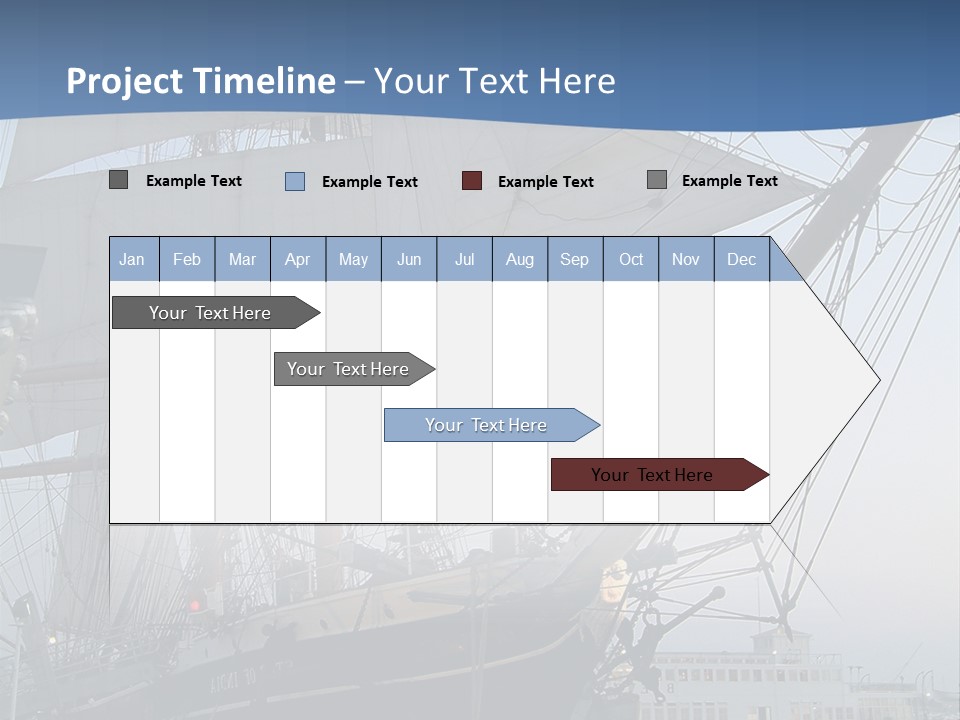 The Sailing Ship PowerPoint Template