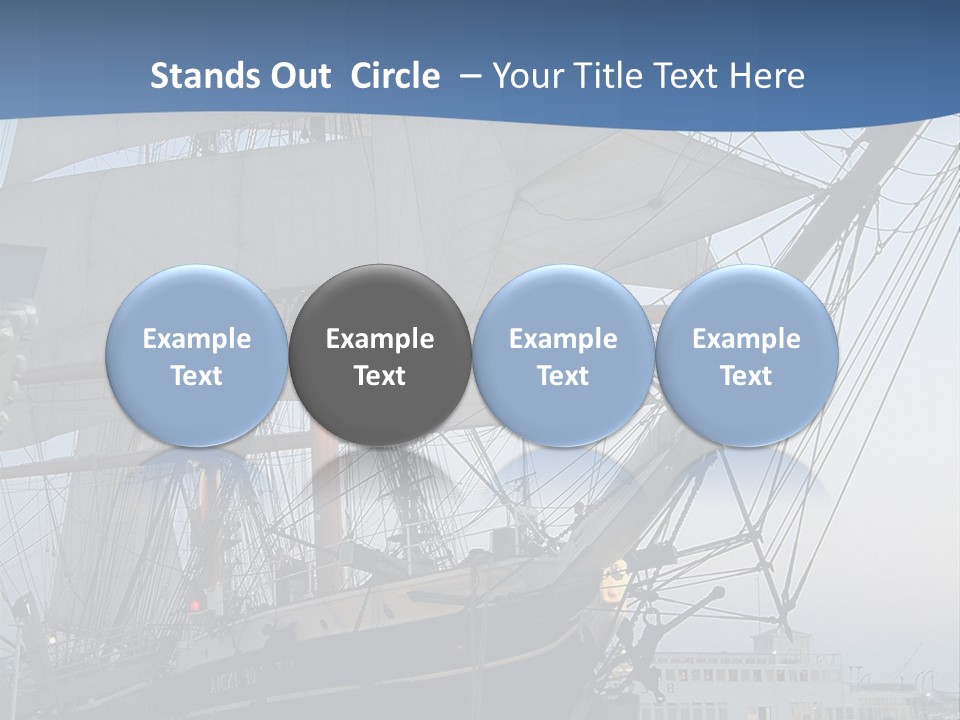 The Sailing Ship PowerPoint Template