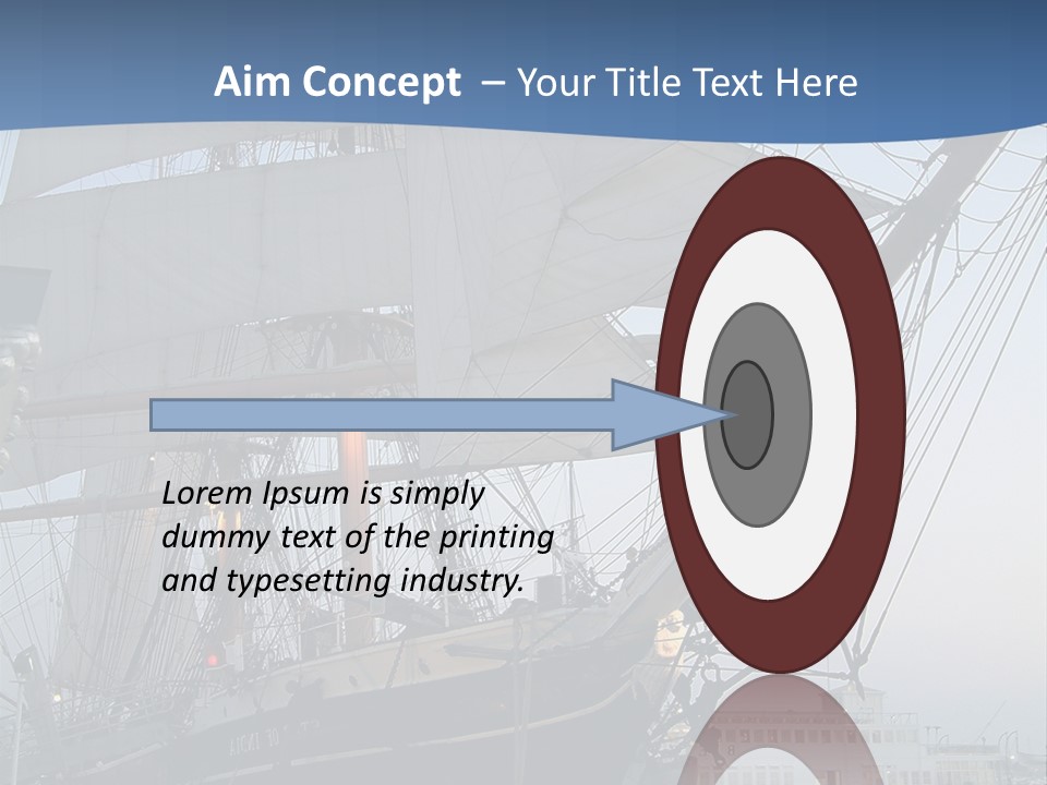 The Sailing Ship PowerPoint Template