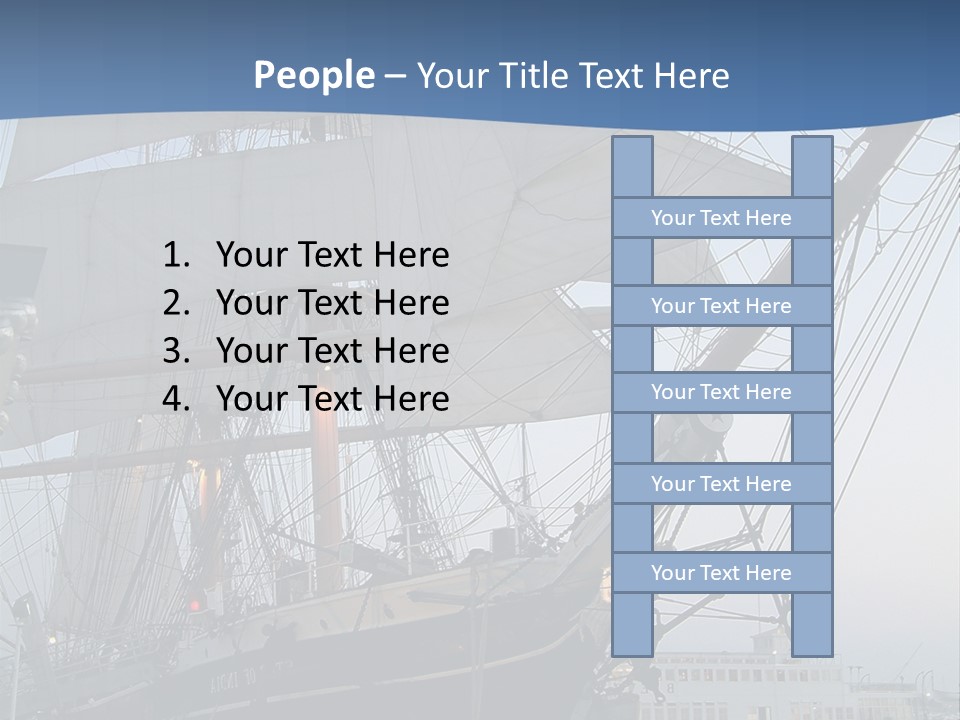 The Sailing Ship PowerPoint Template