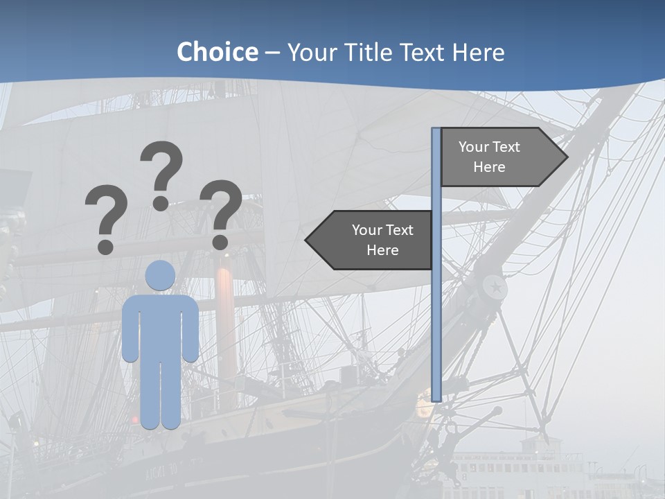 The Sailing Ship PowerPoint Template