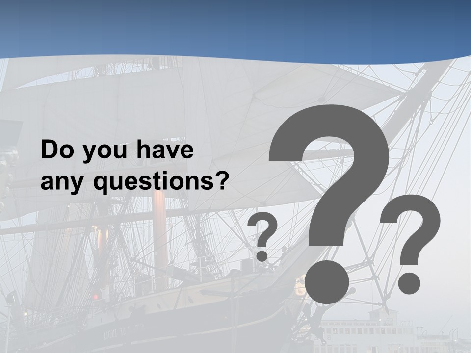 The Sailing Ship PowerPoint Template