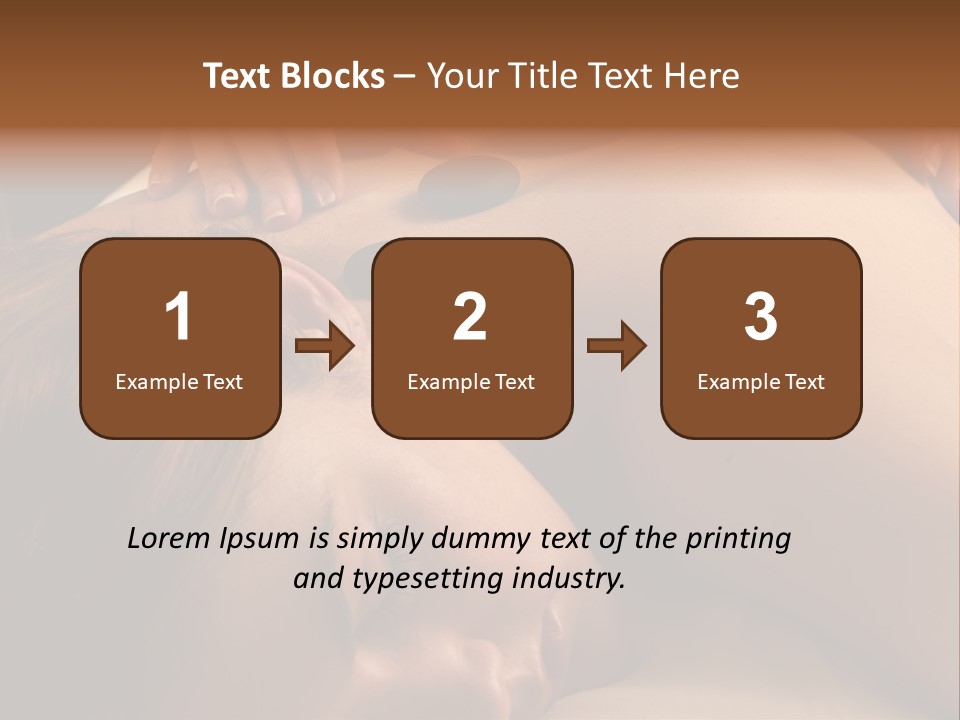 Hot Mineral Stone Treatment At Spa Salon PowerPoint Template