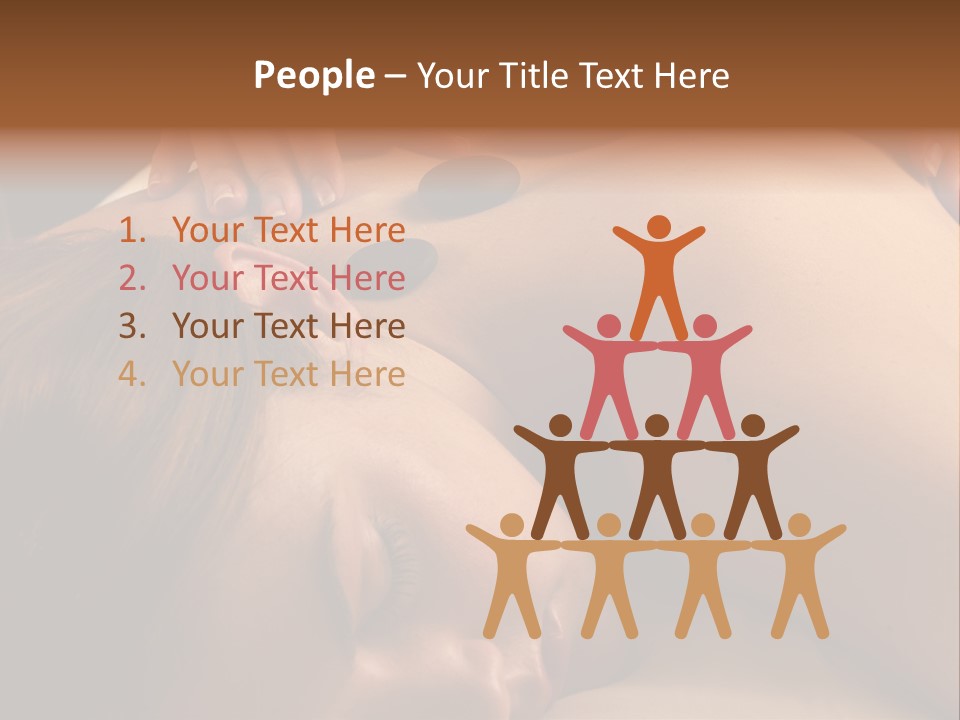 Hot Mineral Stone Treatment At Spa Salon PowerPoint Template