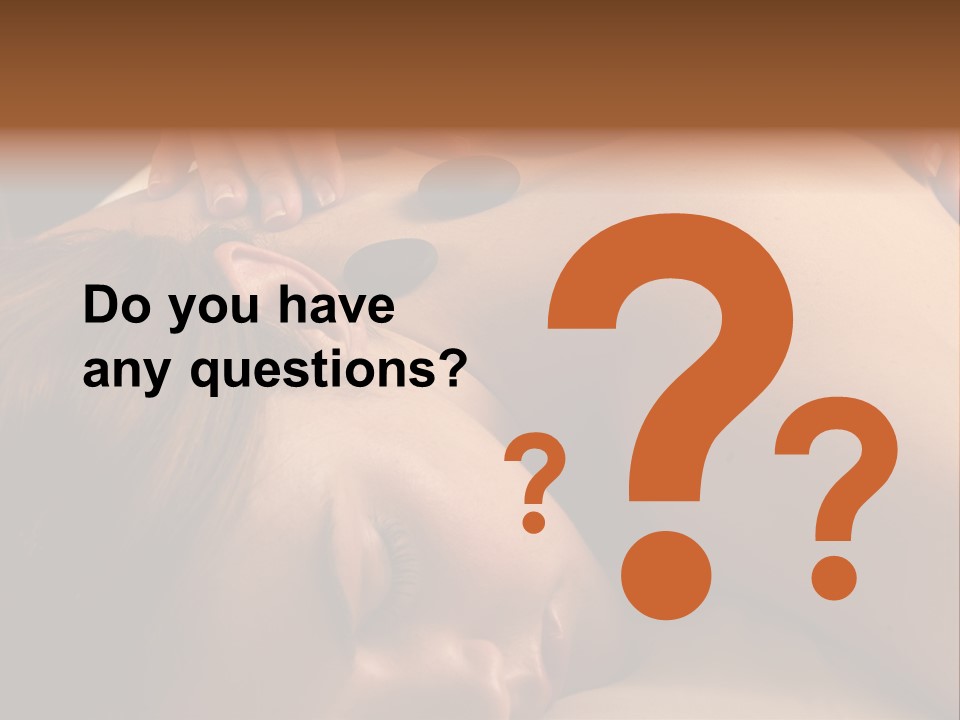 Hot Mineral Stone Treatment At Spa Salon PowerPoint Template