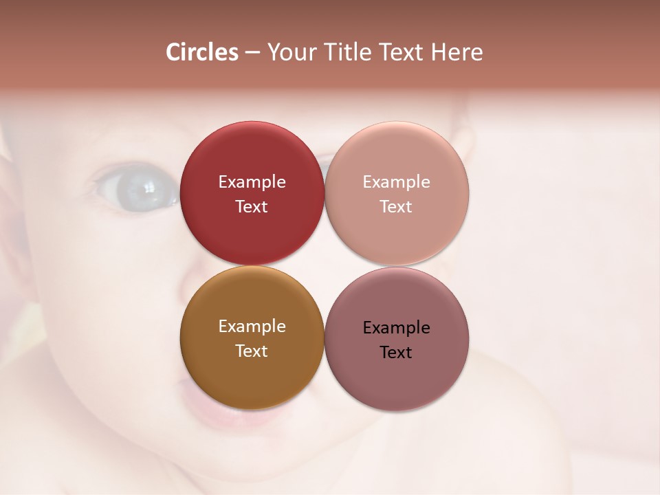 Little Baby Girl PowerPoint Template